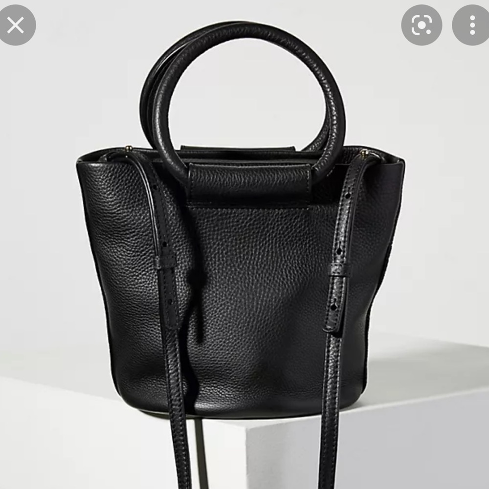 Anthropologie x Monserat De Lucca Leather Bucket Bag w/ Crossbody ✨ - Picture 7 of 16